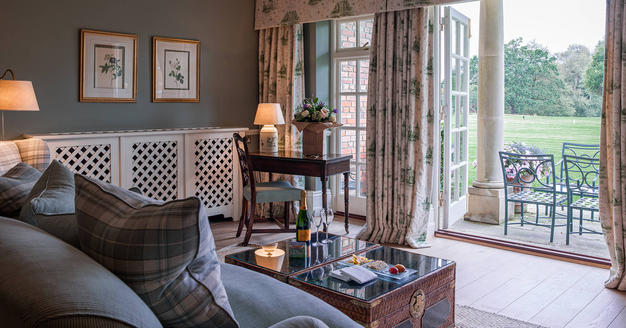 Croquet Lawn Rooms in the New Forset Hampshire Chewton Glen Hotel and Spa